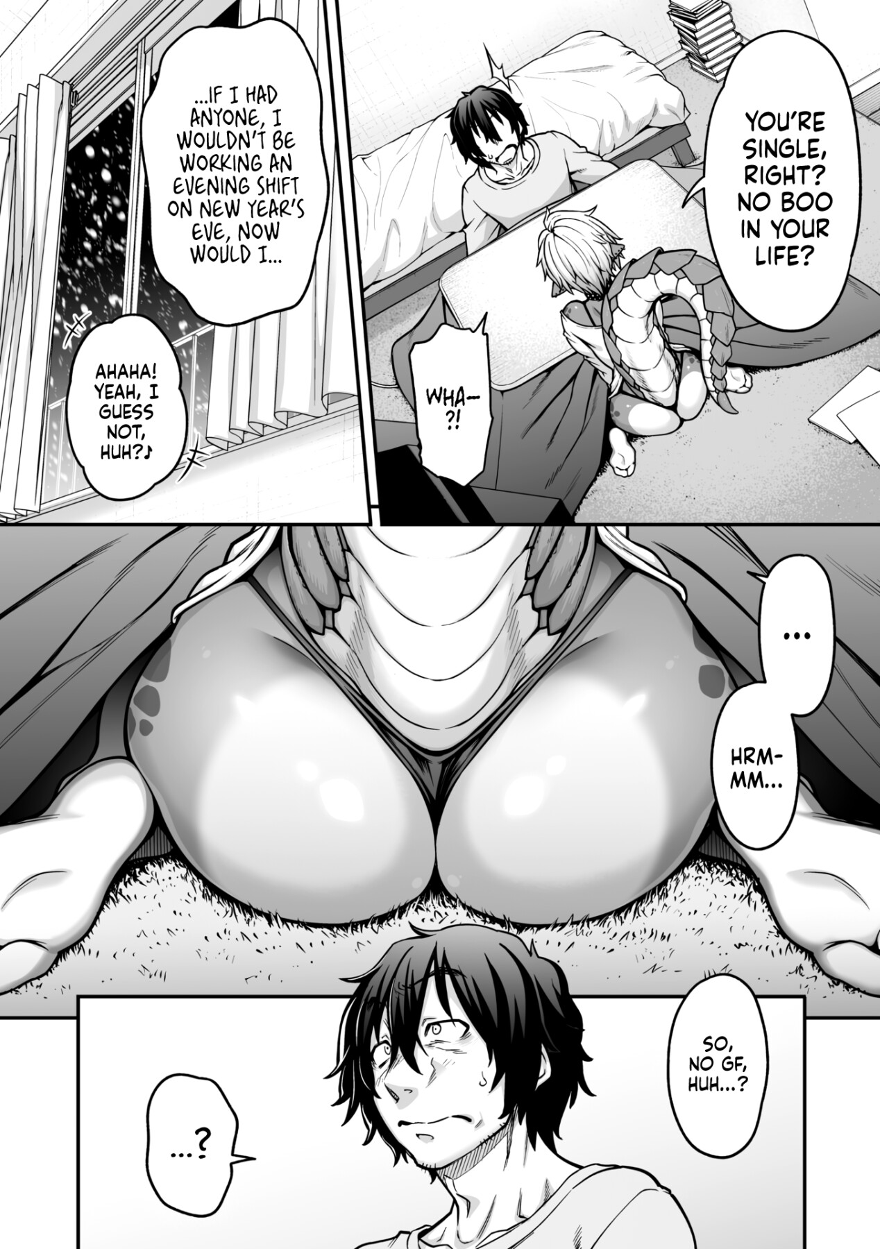 Hentai Manga Comic-Reptile on a Snowy Night-Read-8